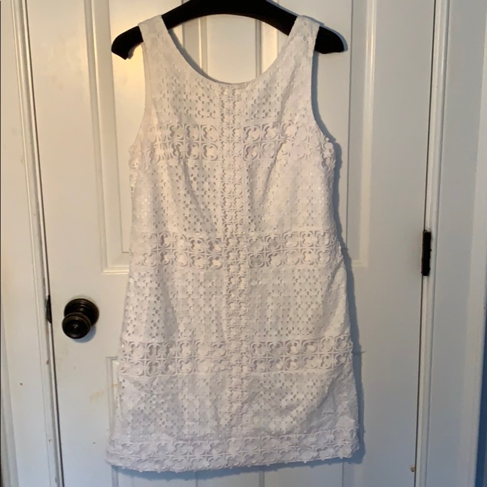 Lilly Pulitzer white eyelet dress